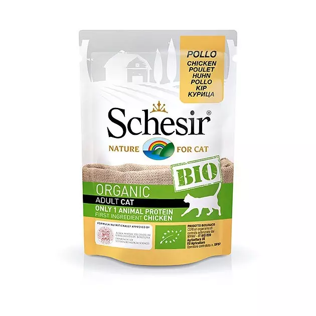 Schesir Cat BIO Organic PIŠČANEC 85g