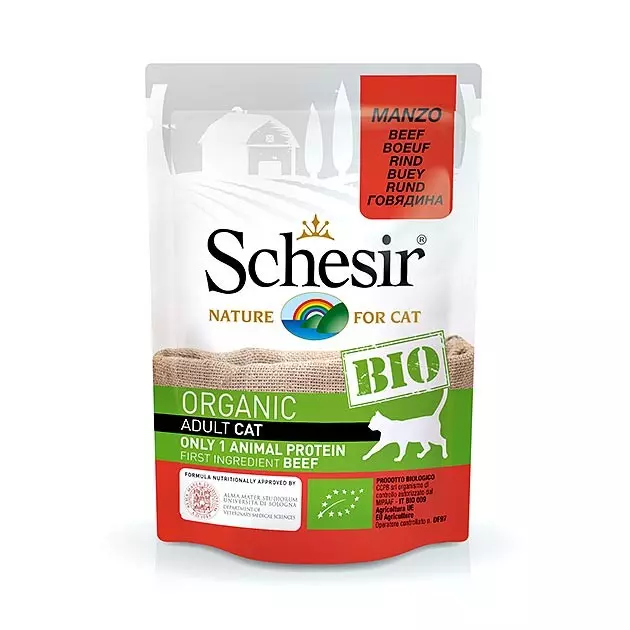 Schesir Cat BIO Organic GOVEDINA 85g