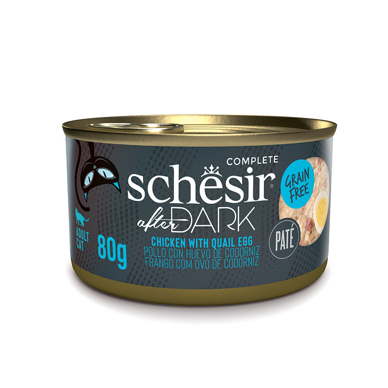 Schesir After Dark Paté PIŠČANEC s PREPELIČJIM JAJCEM 80g