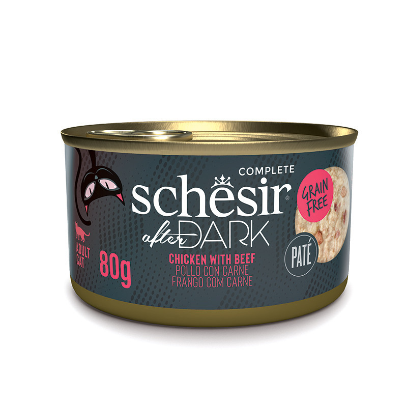 Schesir After Dark Paté PIŠČANEC z GOVEDINO 80g 