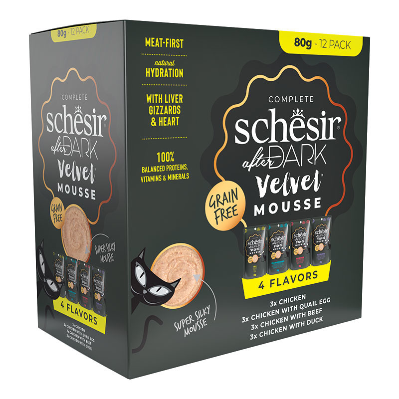 Schesir After Dark Multipack VELVETMousse 12x80g