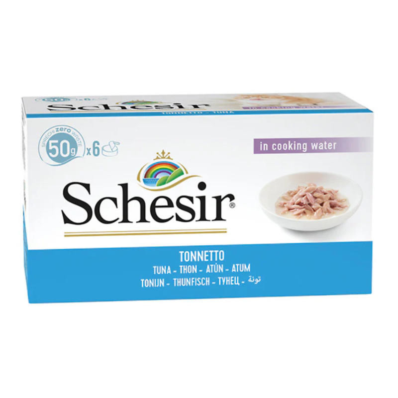 Schesir Cat Multipack Cooking water TUNINA 6x50g