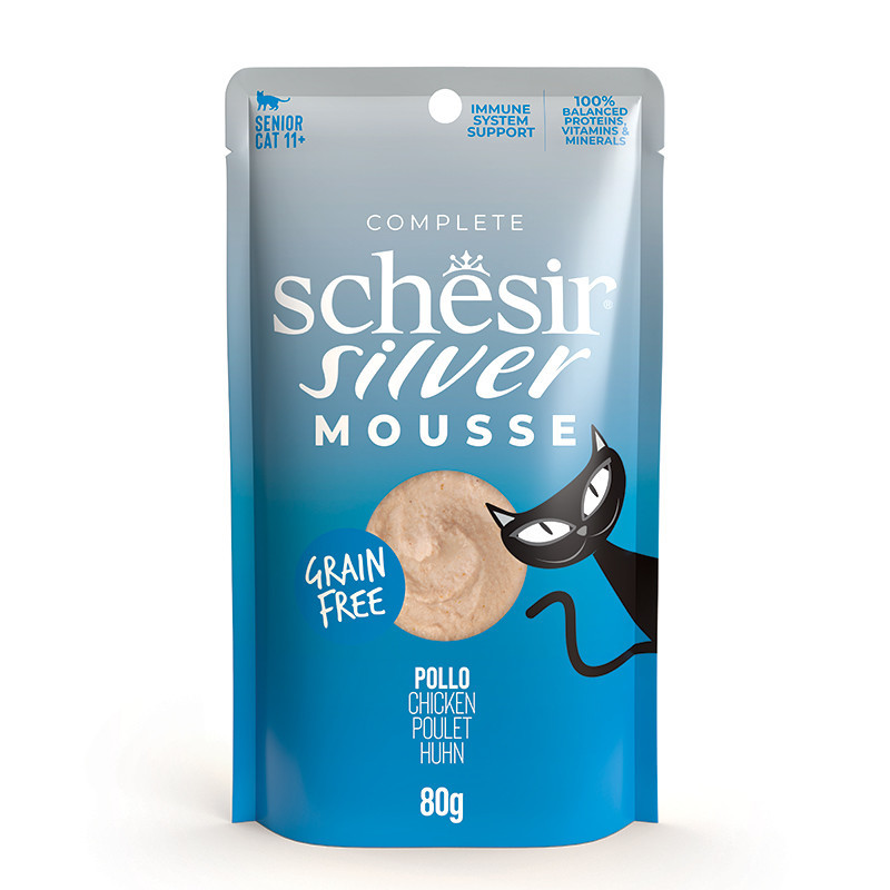 Schesir SILVER Mousse PIŠČANEC 80g