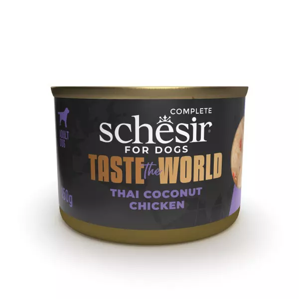 Schesir TASTE THE WORLD fileji v juhi PIŠČANEC THAI s KOKOSOM 150g