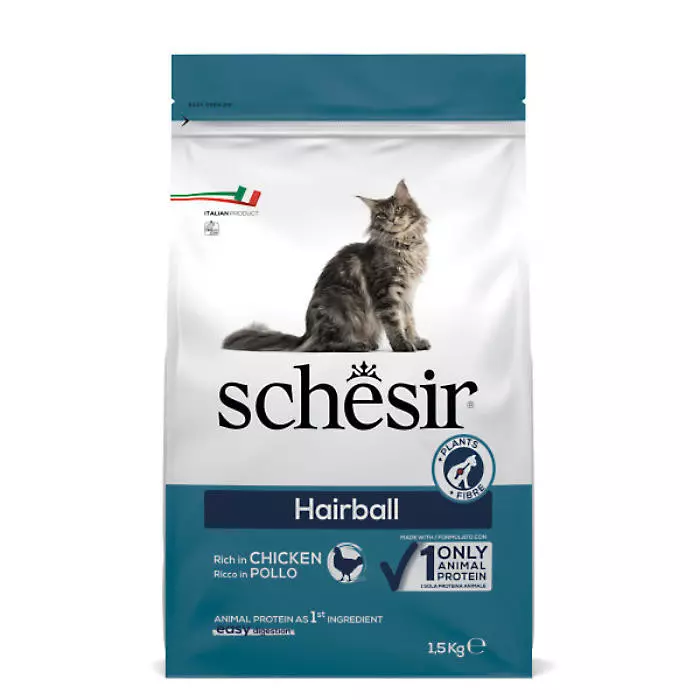 Schesir Dry HAIRBALL piščanec