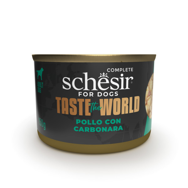 Schesir TASTE THE WORLD fileji v juhi PIŠČANEC s CARBONARO 150g