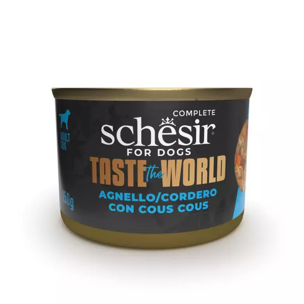 Schesir TASTE THE WORLD fileji v juhi OVČETINA S KUSKUSOM 150g