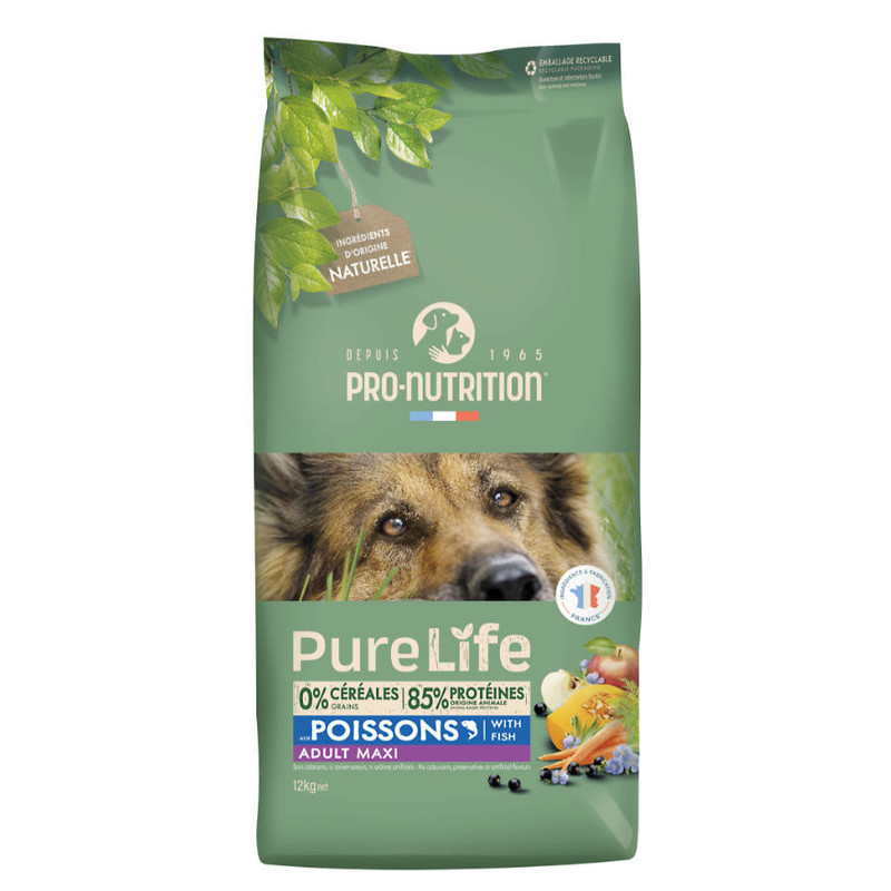 NOVO Pure Life ADULT MAXI brez žit in glutena 12kg