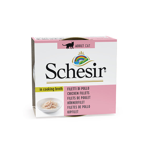 Schesir Cat Cooking broth PIŠČANČJI FILEJI 70g