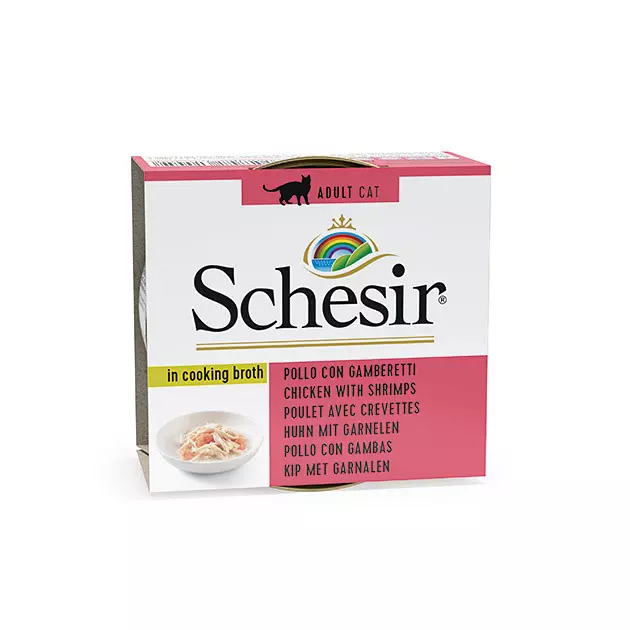 Schesir Cat Cooking broth  PIŠČANEC z RAKCI 70g